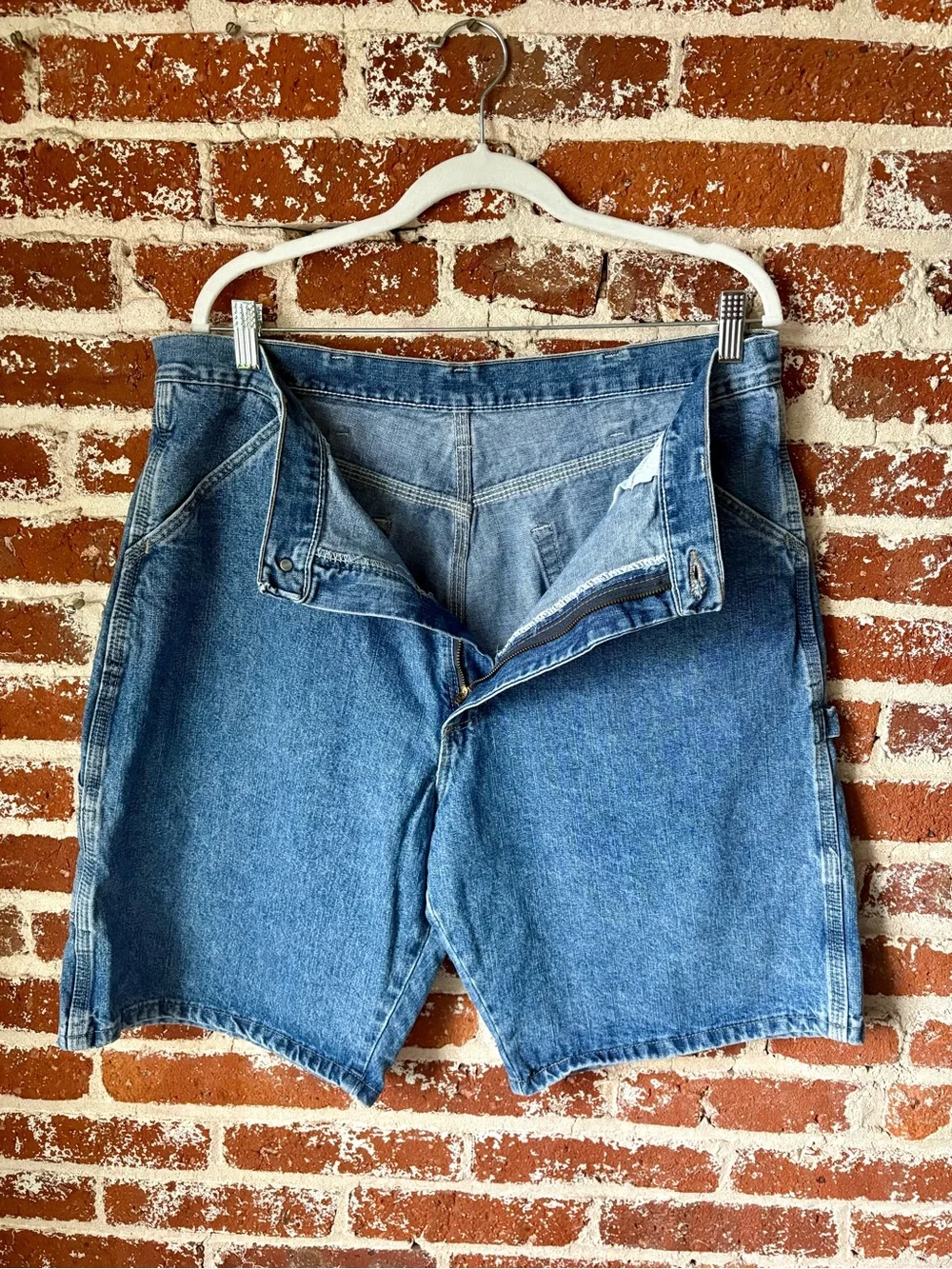 Vintage Wrangler Blue Denim Carpenter Shorts